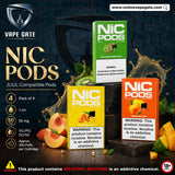 Nic Pods JUUL Compatible Pods (Pack of 4) Best Online Vape Shop Dubai and UAE 