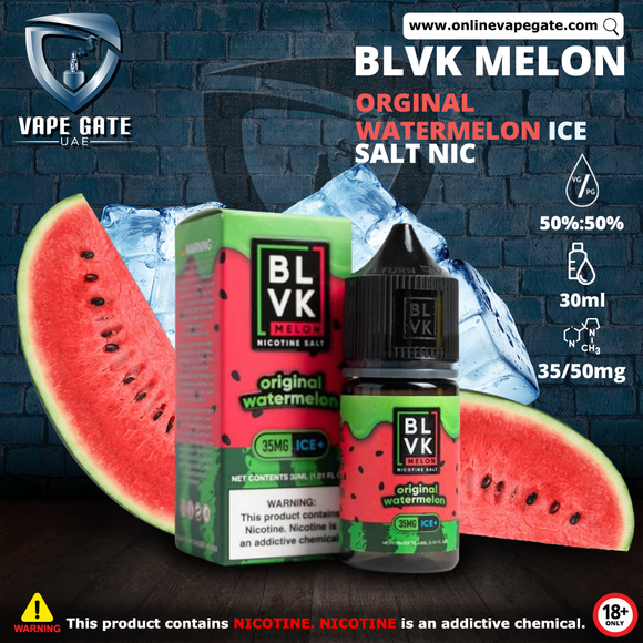 ORIGINAL WATERMELON - BLVK MELON SALTS - 30ML vape delivery ras al khaimah