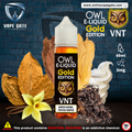 Owl Golden Edition VNT E-Liquid 60ml Vape Same Day Delivery Abu Dhabi & Dubai