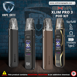 OXVA XLIM Pro 3 Kit Fast Vape Delivery Dubai Same Day
