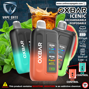 Oxbar Icenic Disposable Vape (35,000 Puffs) | Vape Online Delivery 2025 | Abu Dhabi & Dubai UAE KSA Oxbar Icenic Disposable Vape (35,000 Puffs) | Vape Online Delivery 2025 | Abu Dhabi & Dubai UAE KSA