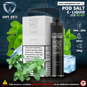 Pod Salt - Ice Mint Eliquid Abu Dhabi Dubai Al Ain Ruwais Sharjah RAK KSA