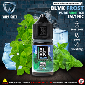 PURE MINT - BLVK FROST SALTS - 30ML VAPE OFFER FUJAIRAH