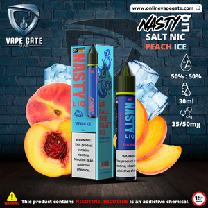 Peach Ice - Nasty Liq 30ml vape offer 2024 duty free dubai