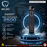 Qweet Mesh Disposable Vape 2500 Puffs Fast Vape Delivery uae