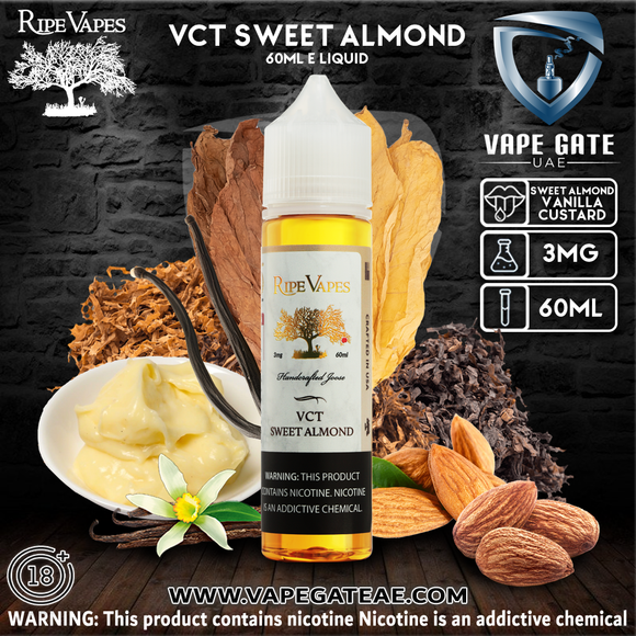 VCT Sweet Almond - 60ml E liquid by Ripe Vape vape delivery offer sharjah ajman