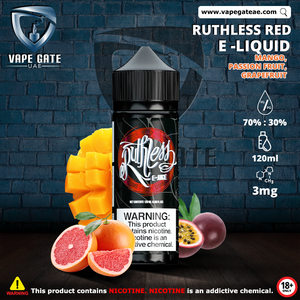 Ruthless Red Eliquid 120 ml Abudhabi Dubai KSA