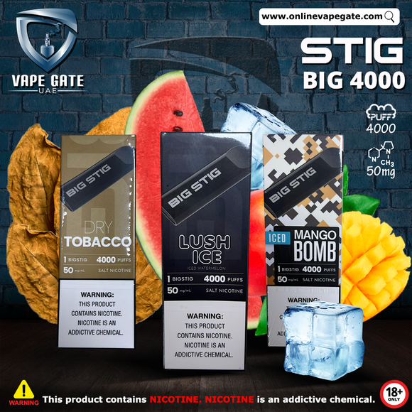 Vgod Big Stig Disposable Vape (4,000 Puffs) VAPE DELIVERY ABU DHABI DUBAI