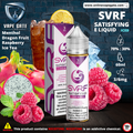 SVRF - SATISFYING ICED - MENTHOL RASPBERRY DRAGON FRUIT ICED TEA 60ML Abudhabi Dubai KSA