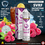 SVRF - SATISFYING ICED - MENTHOL RASPBERRY DRAGON FRUIT ICED TEA 60ML Abudhabi Dubai KSA