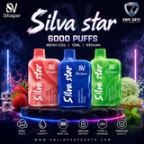 Silvaper - Silva Star Disposable Vape (6000 Puffs) best vape offeer in dubai abu dhabi