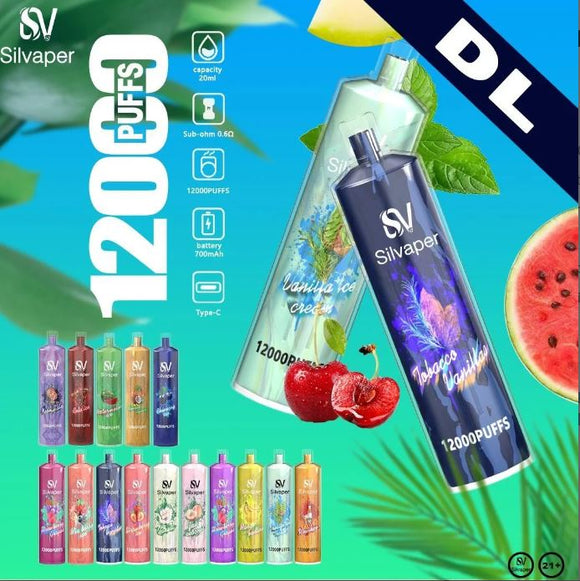 Silvaper Silva Rock DTL Disposable Vape (12,000 Puffs) Best Vape in Al Ain 2025