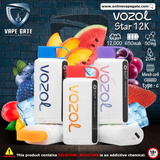 Vozol Star 12K Rechargeable Disposable Vape (12,000 Puffs) Vape Offer Dubai Dutyfree 2025