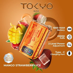 Tokyo Bar Rechargeable Disposable Vape (20,000 Puffs) vape online offer ruwais sharjah ajman fujairah KSA