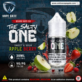 The Salty One Sweet & Sour Apple Berry 30ml SaltNic by Beard Vape Co 