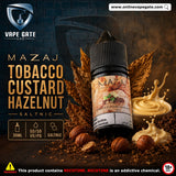 Tobacco Custard Hazelnut -  by Mazaj 30ml SaltNic Fast Vape Delivery uae
