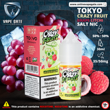 Tokyo Crazy Fruits Grape Litchi Saltnic 30ml vape delivery sharjah
