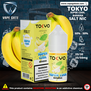 Tokyo Super Cool Banana Saltnic 30ml VAPE OFFER SHARJAH