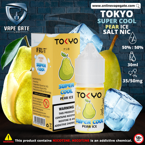 Tokyo Super Cool Pear Ice Saltnic 30ml vape delivery ajman