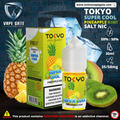 Tokyo Super Cool Pineapple Kiwi Saltnic 30ml vape delivery offer al ain sharjah