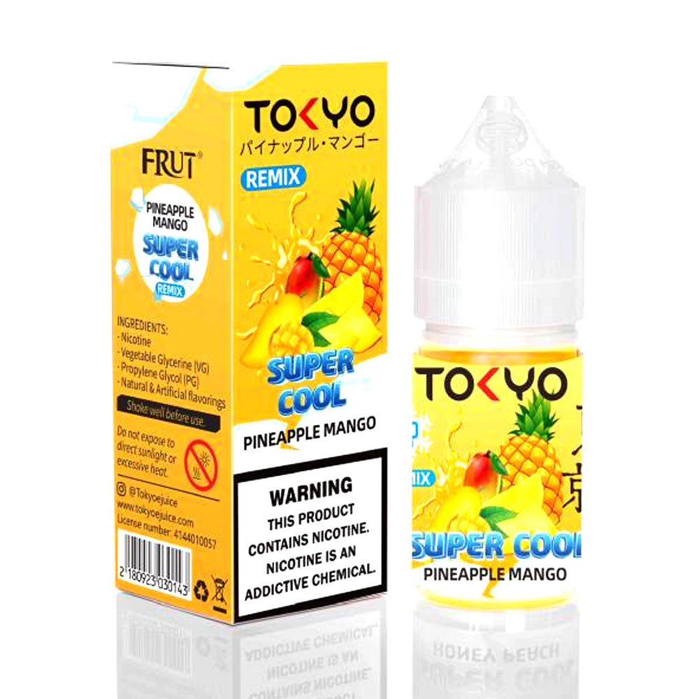 mango pineapple vape juice Tokyo Super Cool Pineapple Mango Saltnic 30ml | Dubai | E-Liquid Dubai
