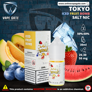 Tokyo Iced Fruit Bomb Saltnic 30ml vape delivery sharjah