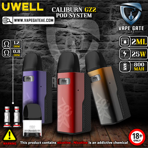 UWELL CALIBURN GZ2 POD SYSTEM BEST VAPE SHOP IN DUBAI