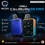 Caliburn G5 Koko Pod System Kit 1600mAh Best Online Vape Shop Dubai and UAE 