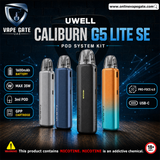 Caliburn G5 Lite SE  Pod System Kit 1600mAh Best Vape Online Shop in Dubai and UAE 