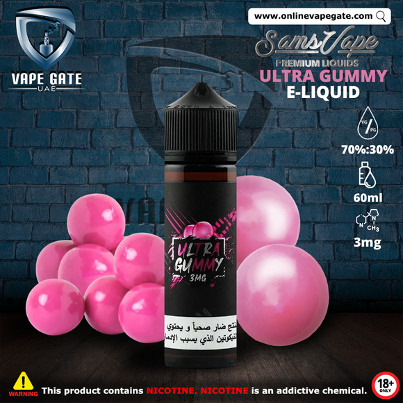 Ultra Gummy E-Liquid By Sams Vapes vape delivery same day dubai