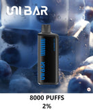 Unibar Rechargeable Disposable Vape (8000 Puffs) Best Vape in KSA 2025