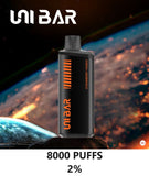 Unibar Rechargeable Disposable Vape (8000 Puffs) Best Vape in Sharjah 2025