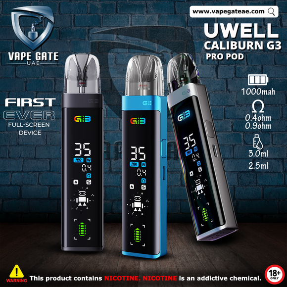 Uwell Caliburn G3 Pro Pod System Kit 1000mAh vape online offer fujairah KSA sharjah