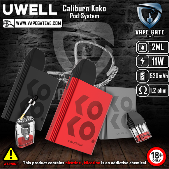 Uwell Caliburn Koko Pod System - Blue - POD SYSTEMS - UAE - KSA - Abu Dhabi - Dubai - RAK