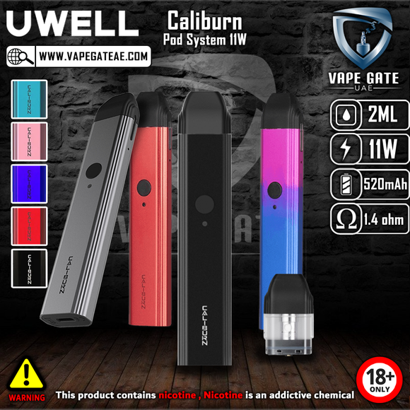 Uwell Caliburn Pod System 11W Dubai, Abu Dhabi - Vape Gate UAE Uwell Caliburn Pod System 11W Dubai, Abu Dhabi - Vape Gate UAE