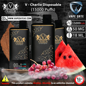 V - Charlie Disposable Pod Device (15000 Puffs) VAPE  ABU DHABI