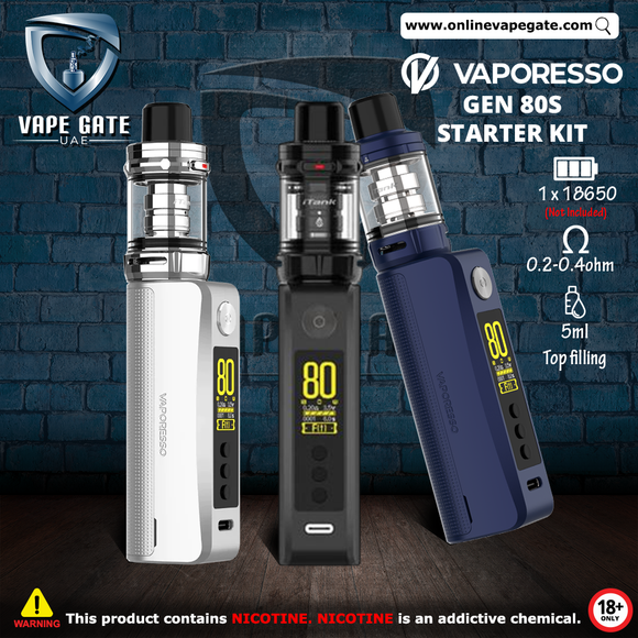 VAPORESSO GEN 80S STARTER KIT vape offer fujairah