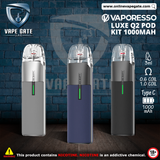 VAPORESSO LUXE Q2 POD KIT 1000MAH Vape Same Day Delivery Dubai