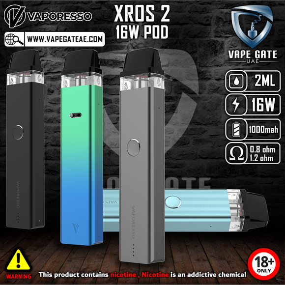 VAPORESSO - XROS 2 16W POD SYSTEM vape delivery dubai