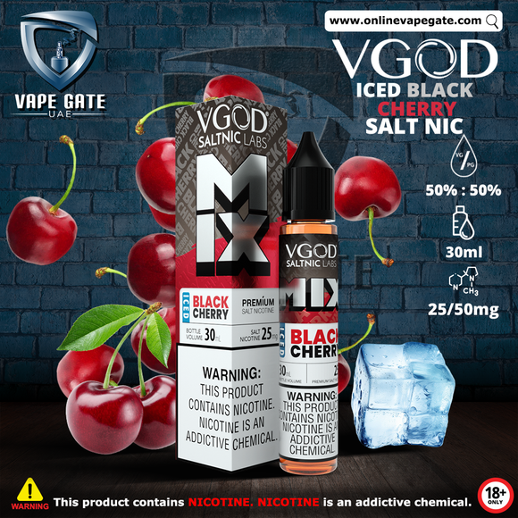 VGOD Iced Black Cherry Salt Nic - 30ml Vape Dubai Dutyfree 2025