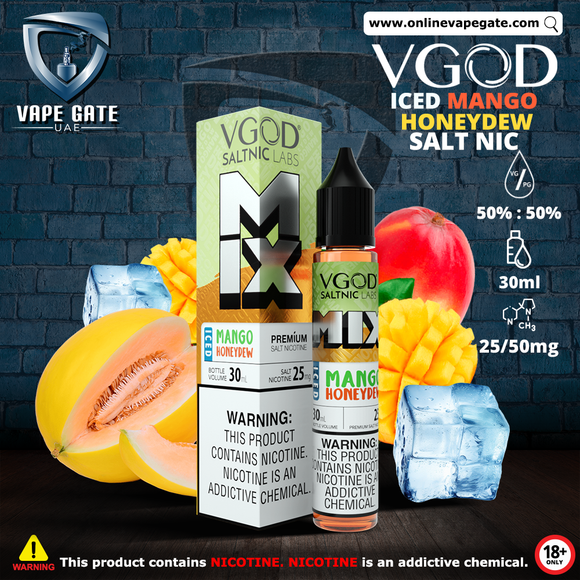 VGOD Iced Mango Honeydew Salt Nic - 30ml Vape Offer Online Sharjah