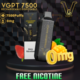 VGPT Zero Nicotine Disposable Vape (7500 Puffs) Vape Delivery Abu Dhabi Dubai 2026