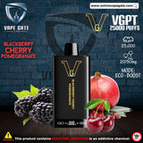 VGPT 25K Disposable Vape (25,00 Puffs) Best Disposable Dubai UAE 2025