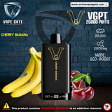 VGPT 25K Disposable Vape (25,00 Puffs) Long Lasting Vape UAE