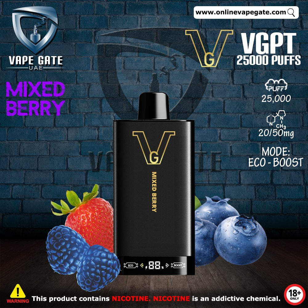 VGPT 25K Disposable Vape (25,000 Puffs) | Disposable Vape Price In Dubai