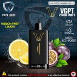 VGPT 25K Disposable Vape (25,00 Puffs) Vape  Same Day Delivery Dubai