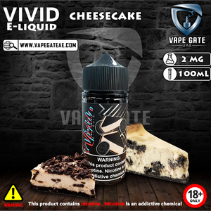 CHEESECAKE - VIVID ELIQUID 100ML VAPE DELIVERY ABU DHABI DUBAI KSA