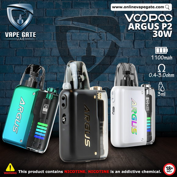 VOOPOO ARGUS P2 30W POD SYSTEM (1100mAh) vape offer ruwais fujairah