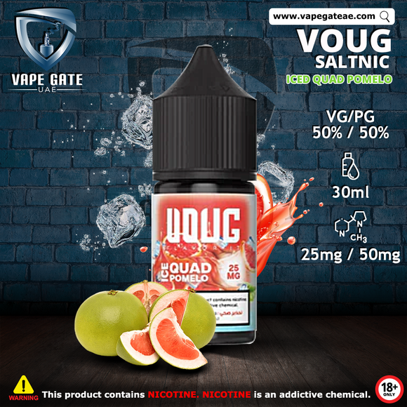 VOUG ICED QUAD POMELO SALTNIC 30ML ABU DHABI UAQ RAS AL KHAIMAH SHARJAH KSA