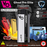 Vapes Bar - Ghost Pro Elite Disposable Vape Device (7000 Puffs) vaPE DELIVERY ABU DHABI